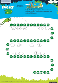 Frog Hop worksheet