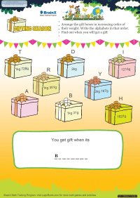 Gifting Season worksheet