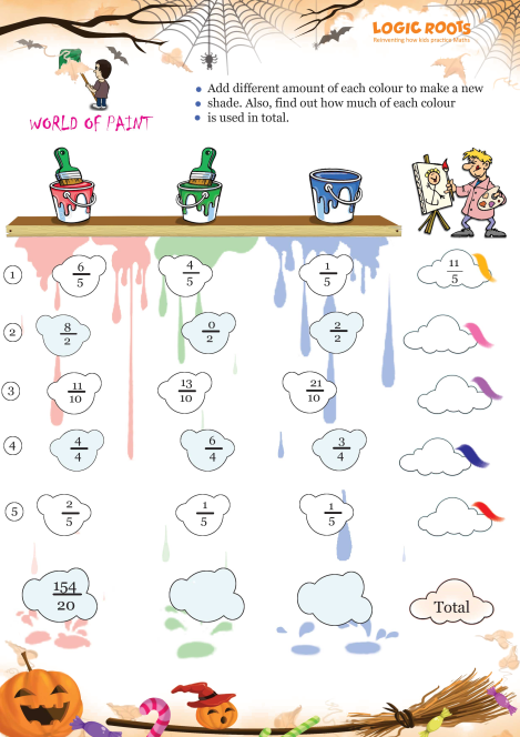 World Of Paint worksheet