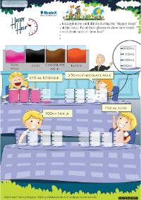 Happy Hour worksheet