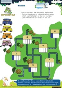 Hop in Hop out worksheet