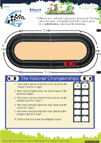 Hot Wheels worksheet