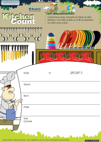 Kitchen Count worksheetShip Of Desert 