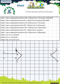 Line Drawing Bat worksheet