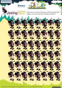 Missing Ant worksheet
