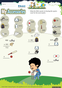My Accessories worksheet