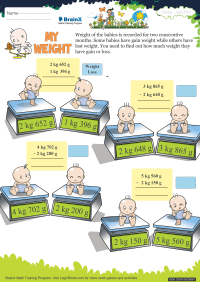 My Weight worksheet