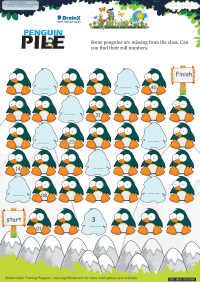 Penguin Pile worksheet