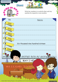 Rooms In Hotel worksheet