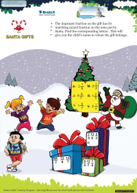 Santa Gifts worksheet