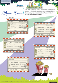 Show Time worksheet
