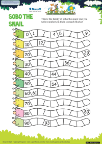 Sobo The Snail worksheet