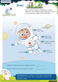 Space Suit worksheetHorse Diet 