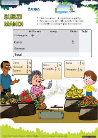 Subzi Mandi worksheet