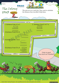 The Colony Tour worksheet
