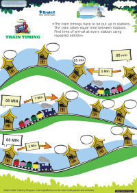 Train Timing worksheet